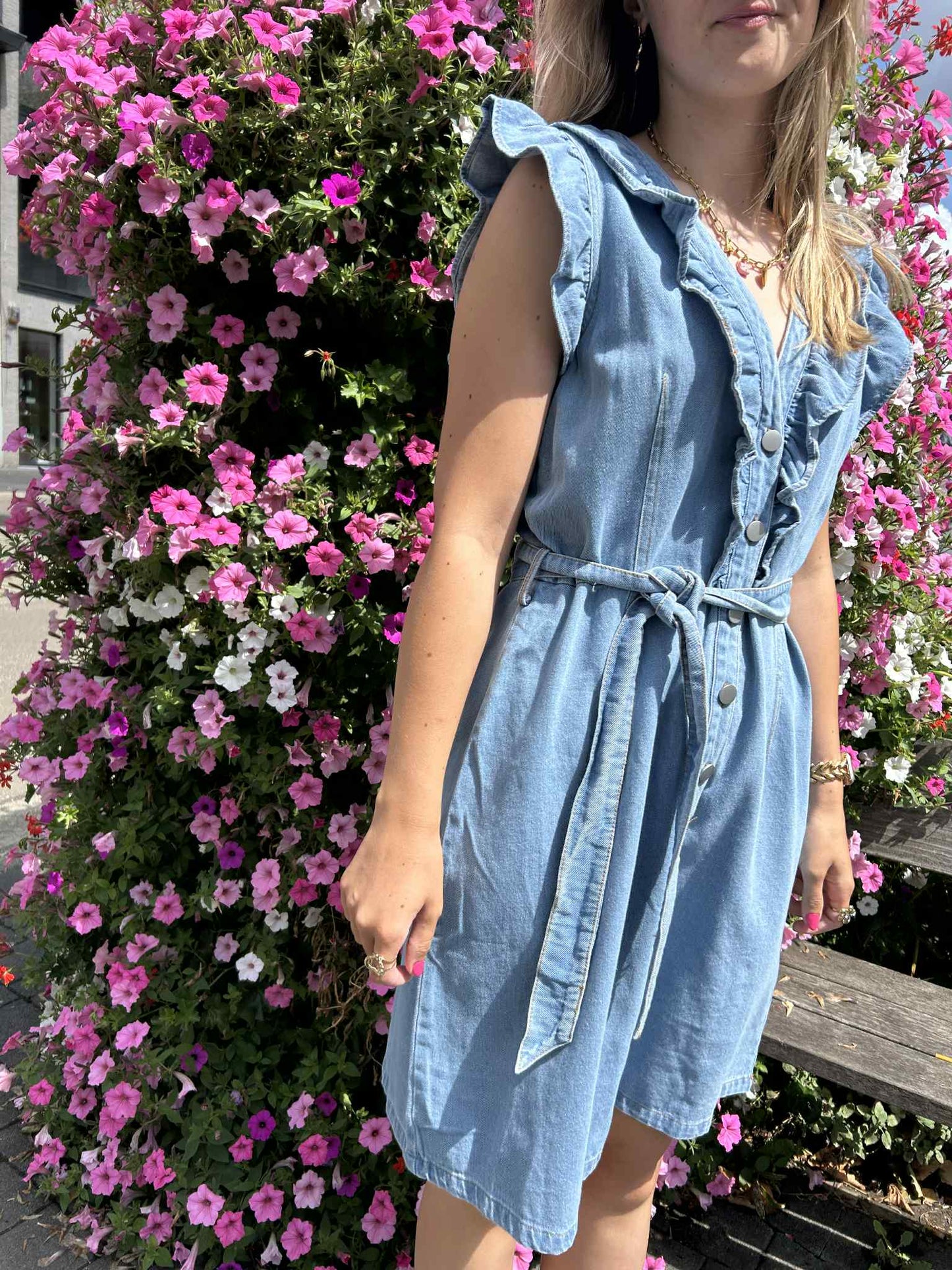 Denim jurk Esther