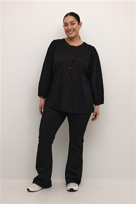 Rory shirt zwart Kaffe Curve