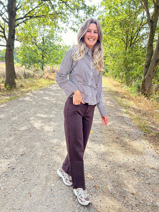 Jeans Bella - Glam bruin