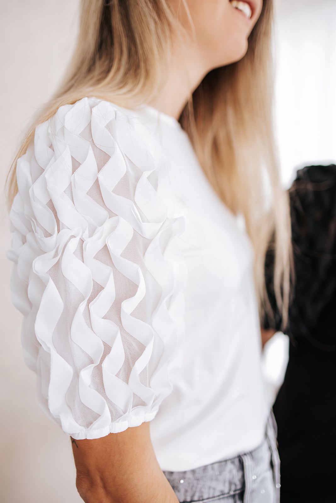 Kaffe T-shirt Linda white