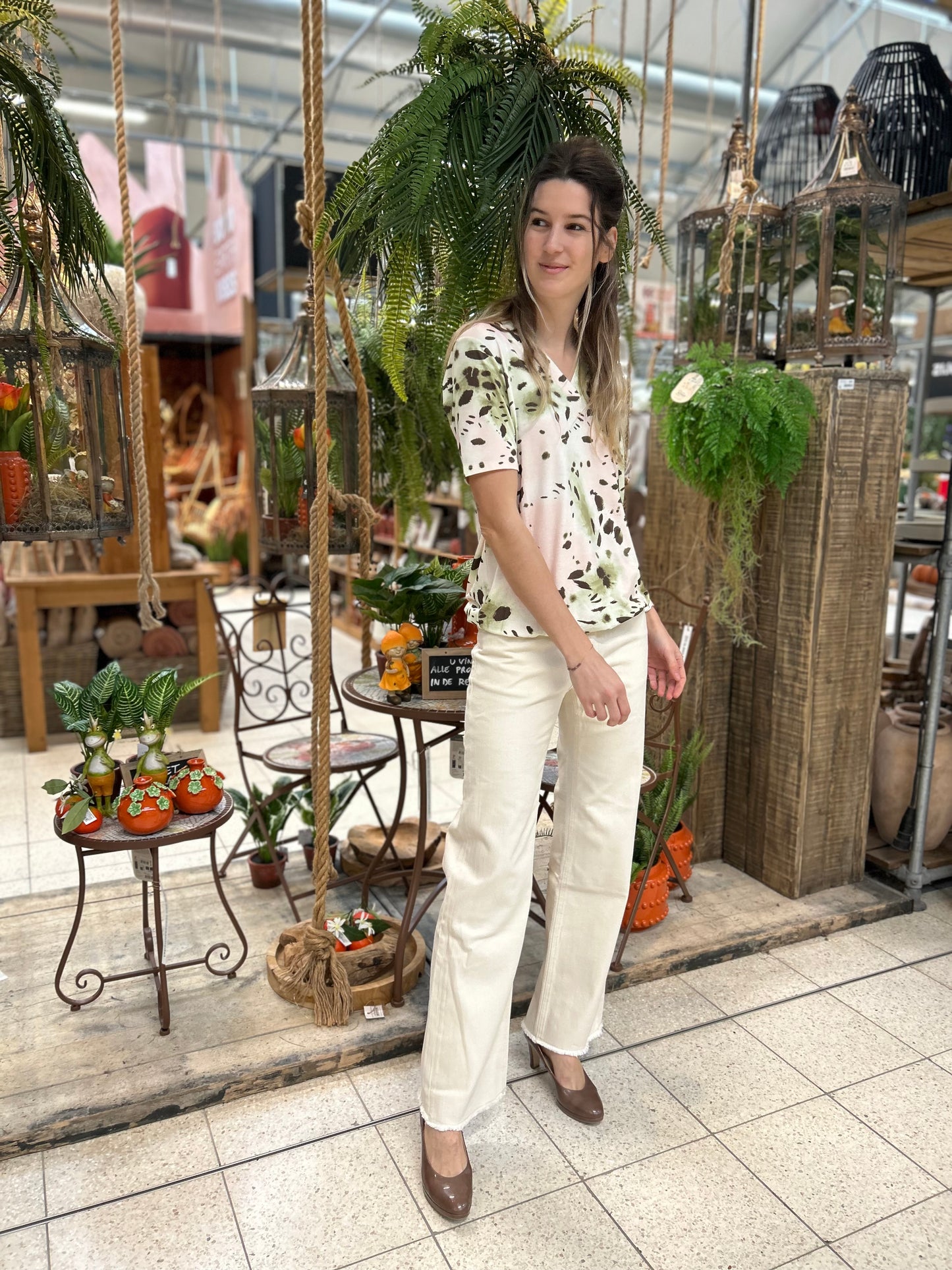 Ivy Beau broek Sis off white