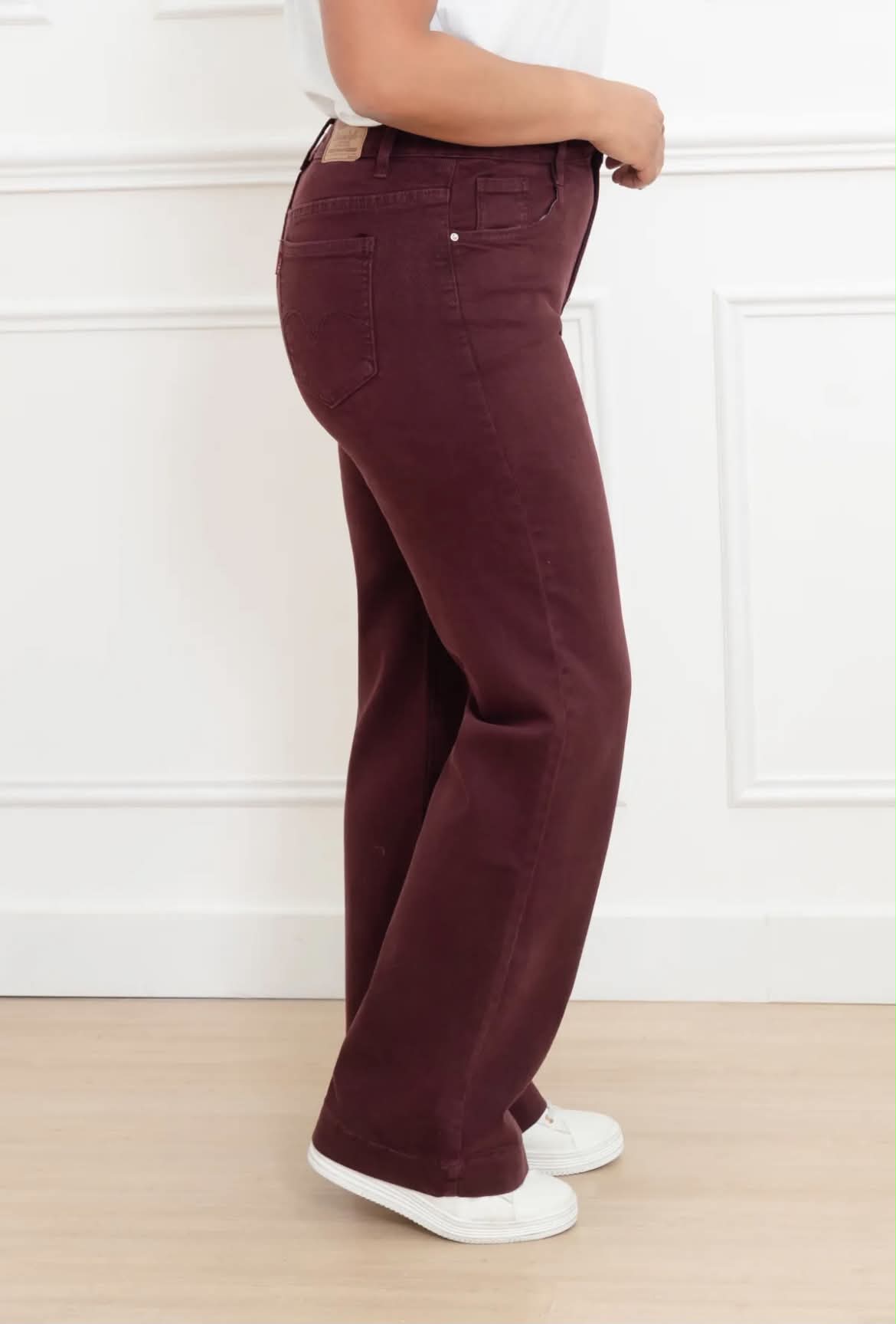 Jeans Bella - Classic bordeaux