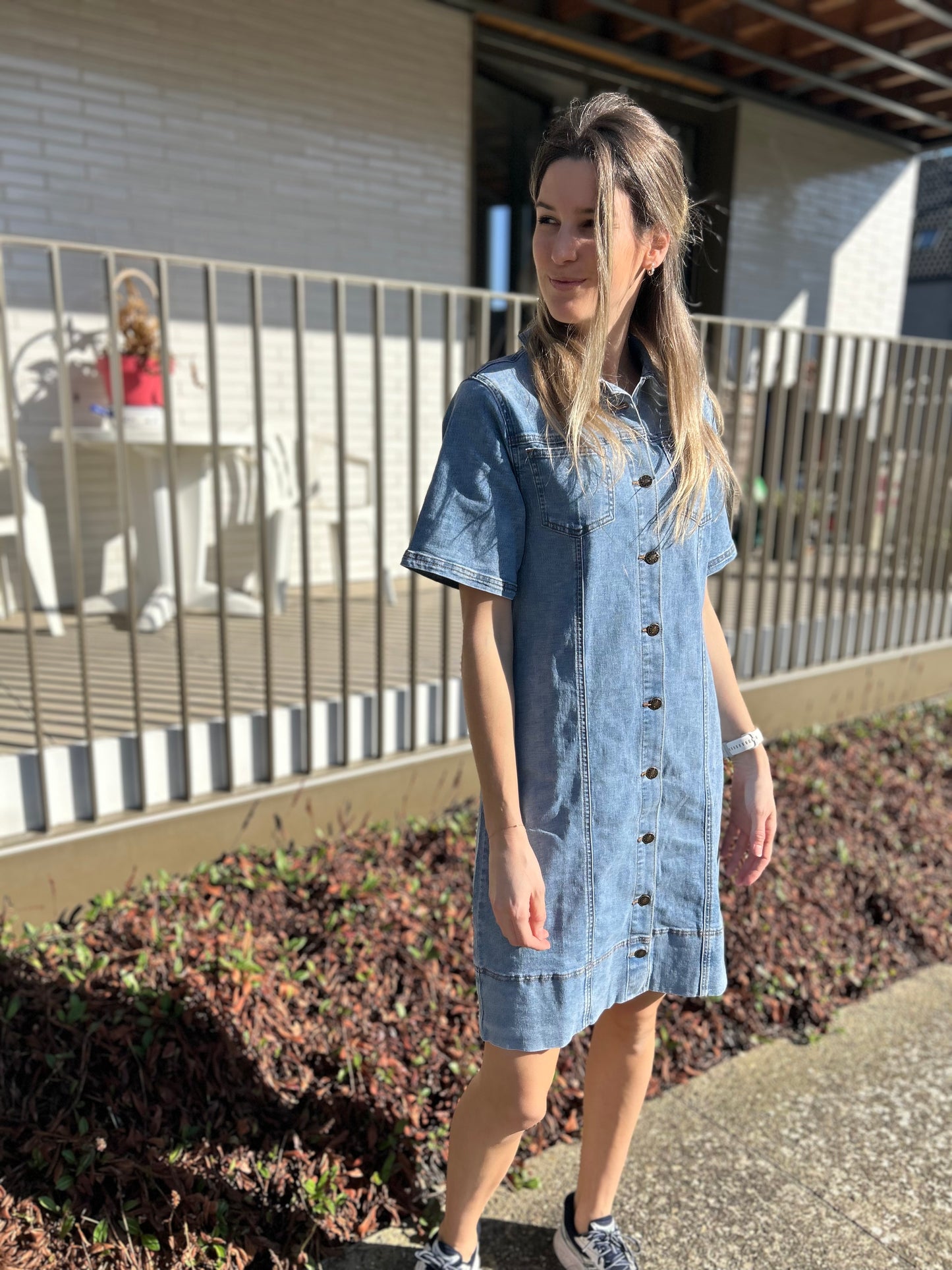 Ivy Beau denim jurk Vicky