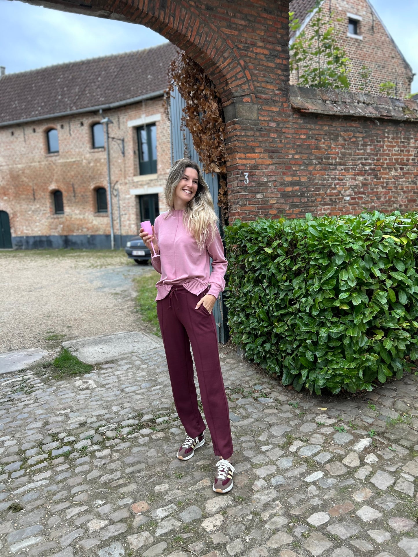 Yest sweater Nele roze