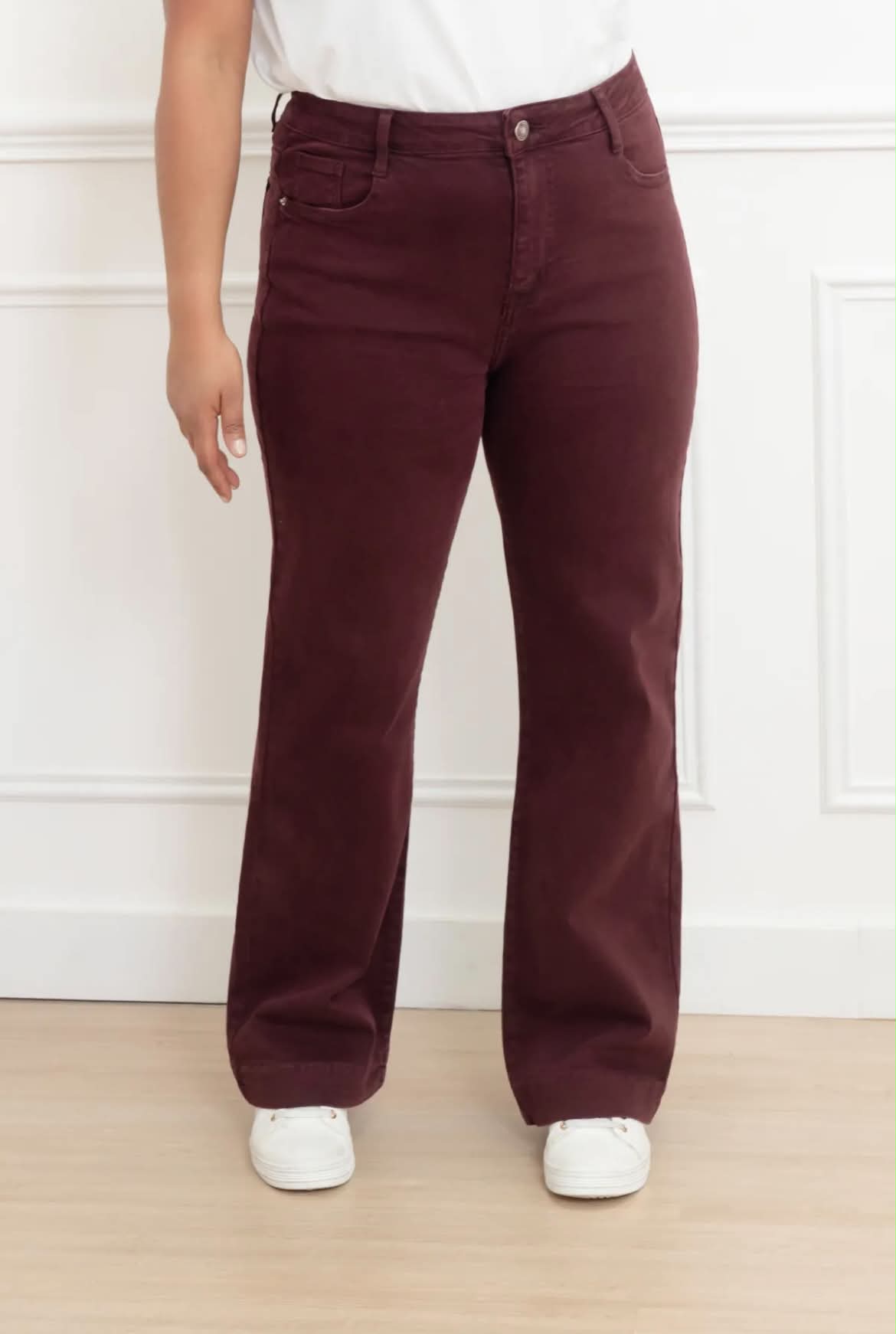 Jeans Bella - Classic bordeaux