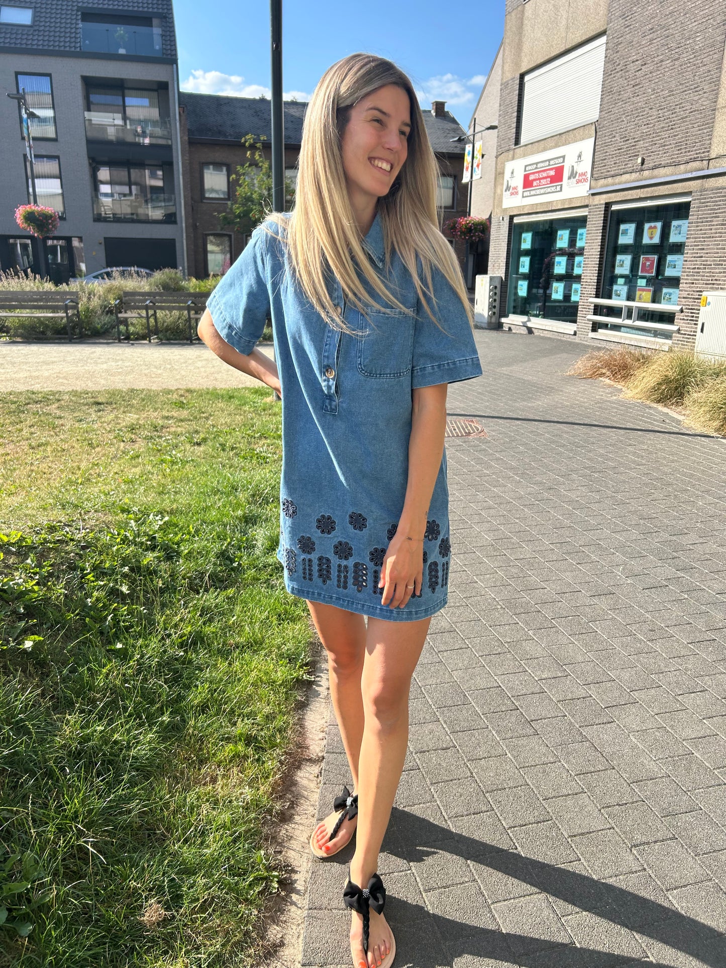 Denim jurk Floor