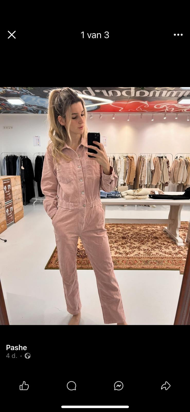 Jumpsuit Nicole roze