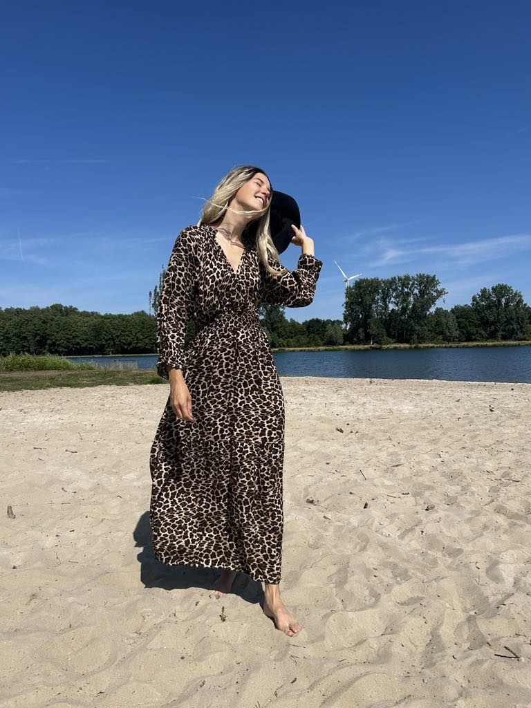 Jurk Leopard Zurro