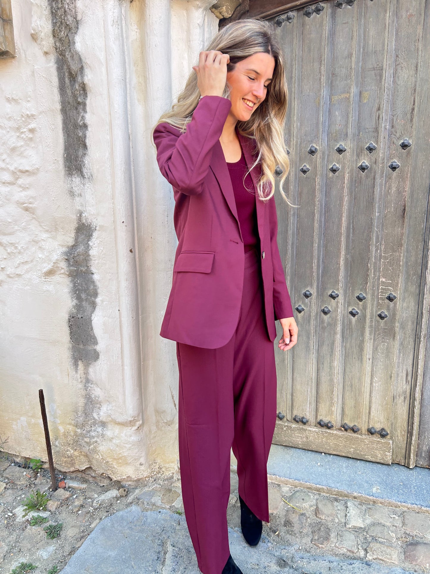Base Level Blazer Yella bordeaux