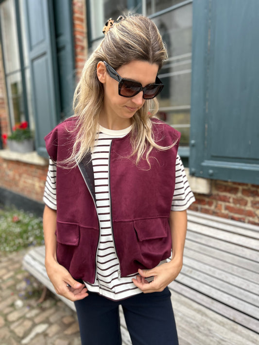 Vest Lori bordeaux