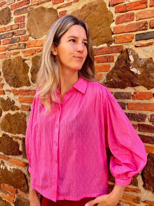 Kaffe hemd Gabriela roze