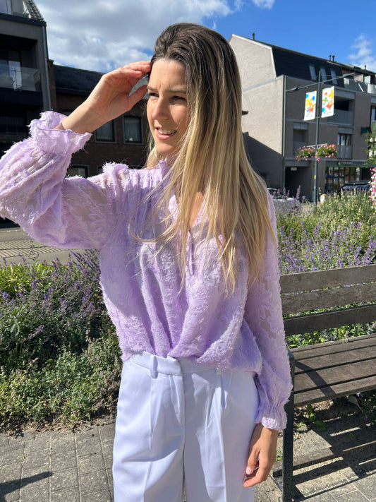 Blouse Saartje paars