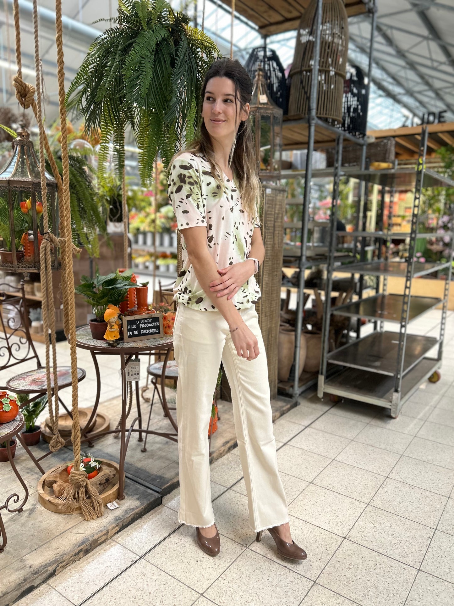 Ivy Beau broek Sis off white