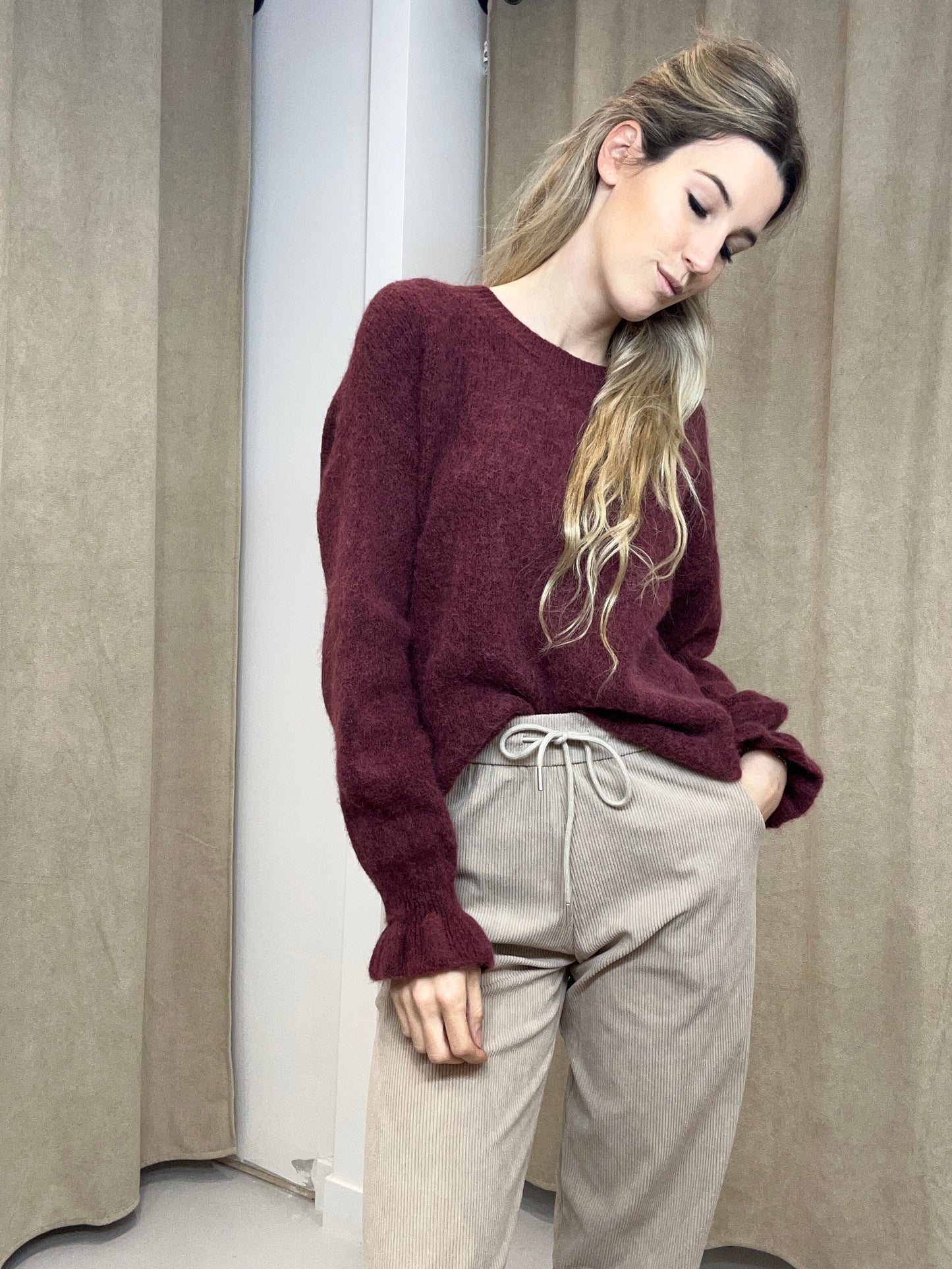 Broek Lizzy TAUPE