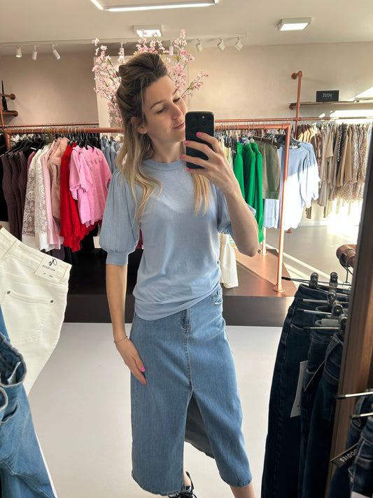 Lone Knit Pullover soft chambray Kaffe