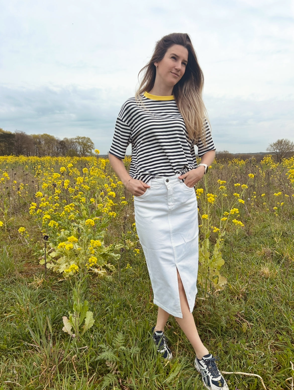 Kaffe denim skirt Zelina
