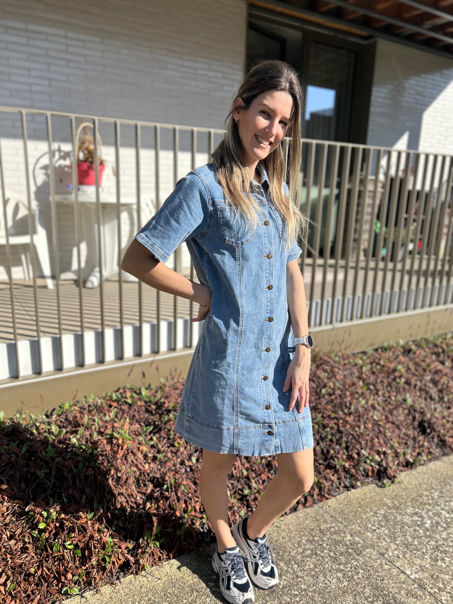 Ivy Beau denim jurk Vicky
