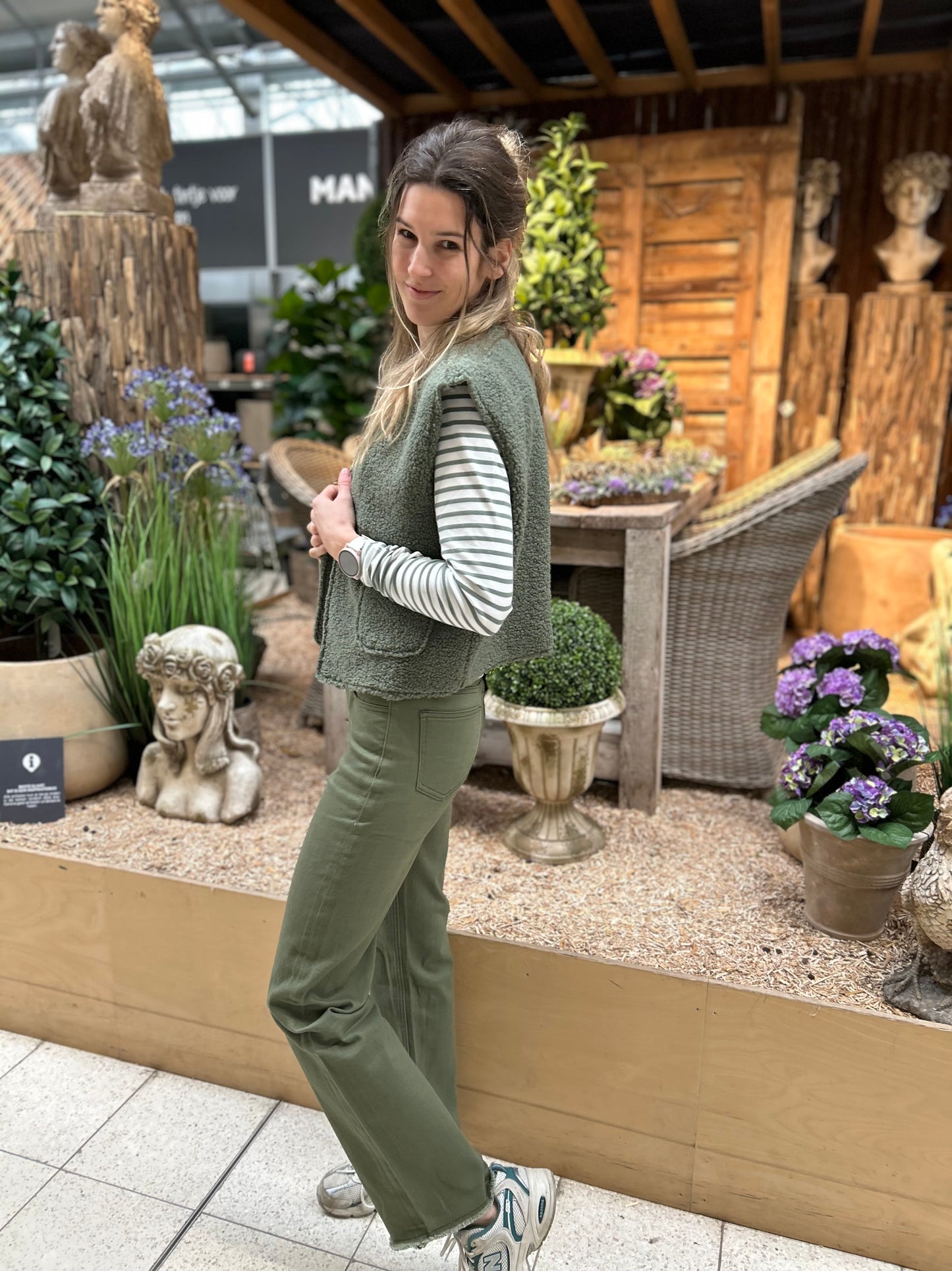 Ivy Beau broek Sis olive