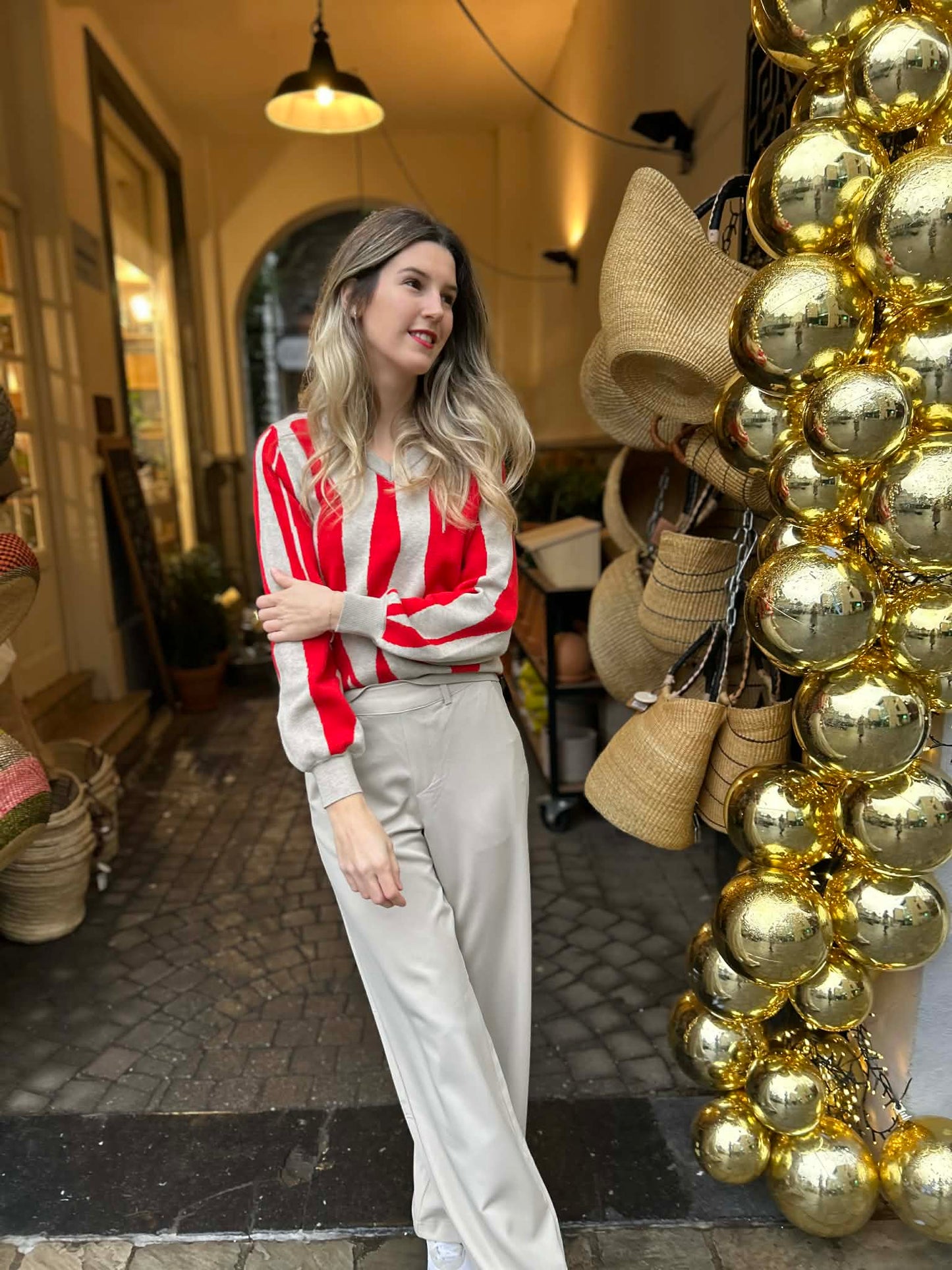 Kaffe broek Valley beige