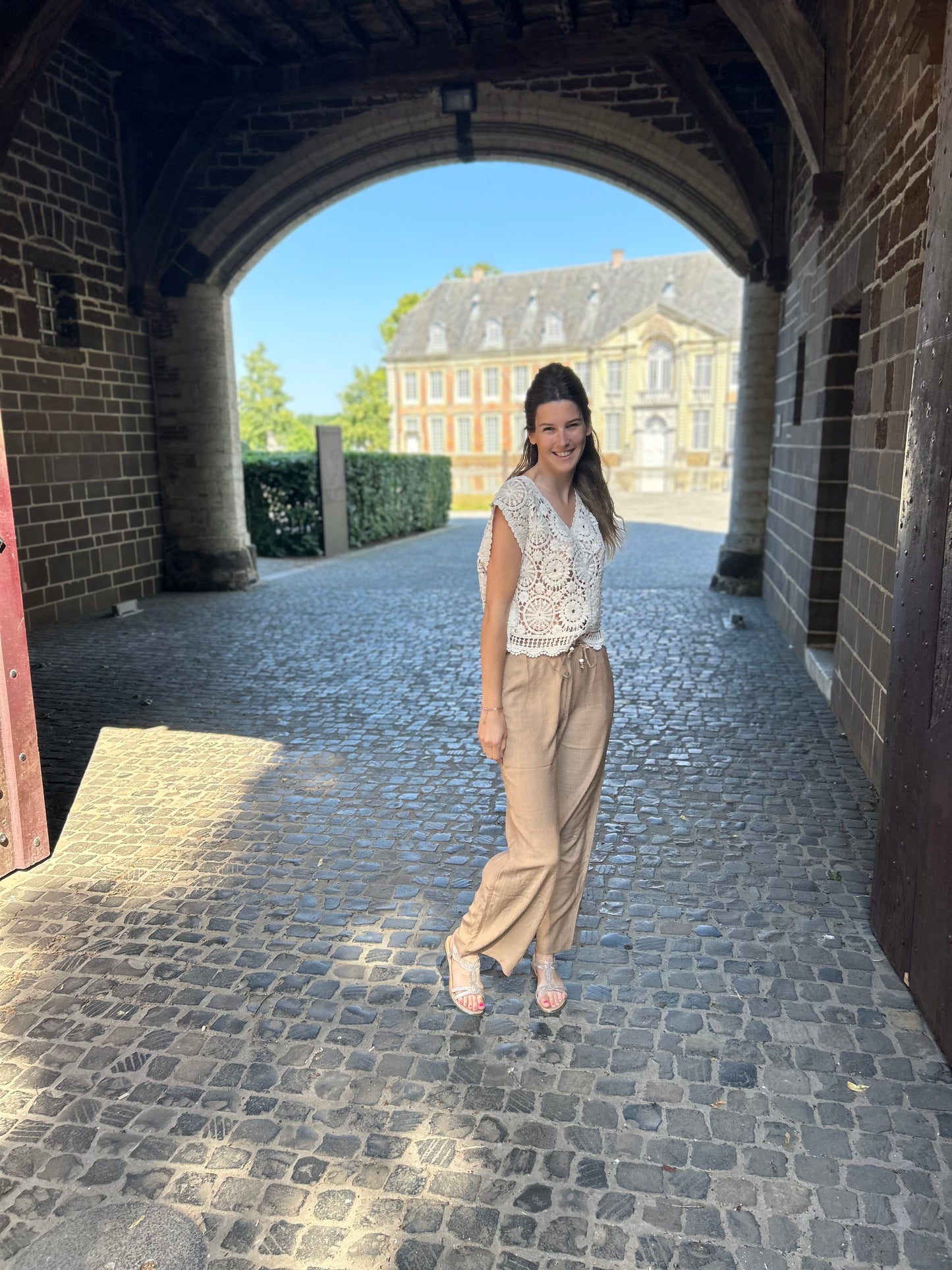 Yest broek Martha taupe