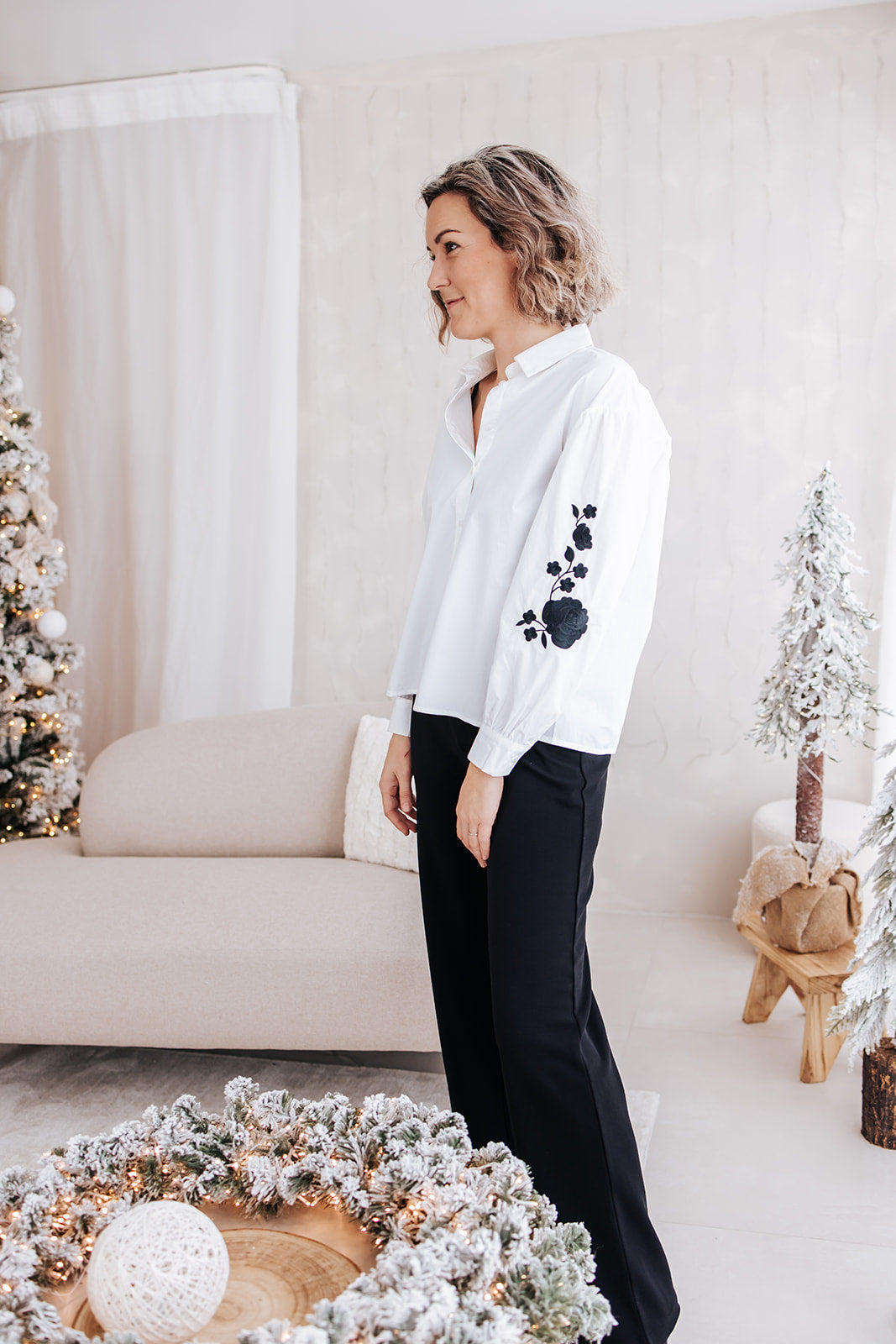 Ivy Beau Hemd Eslina off white