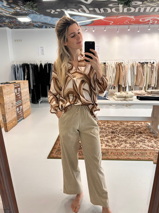 Broek Lizzy TAUPE
