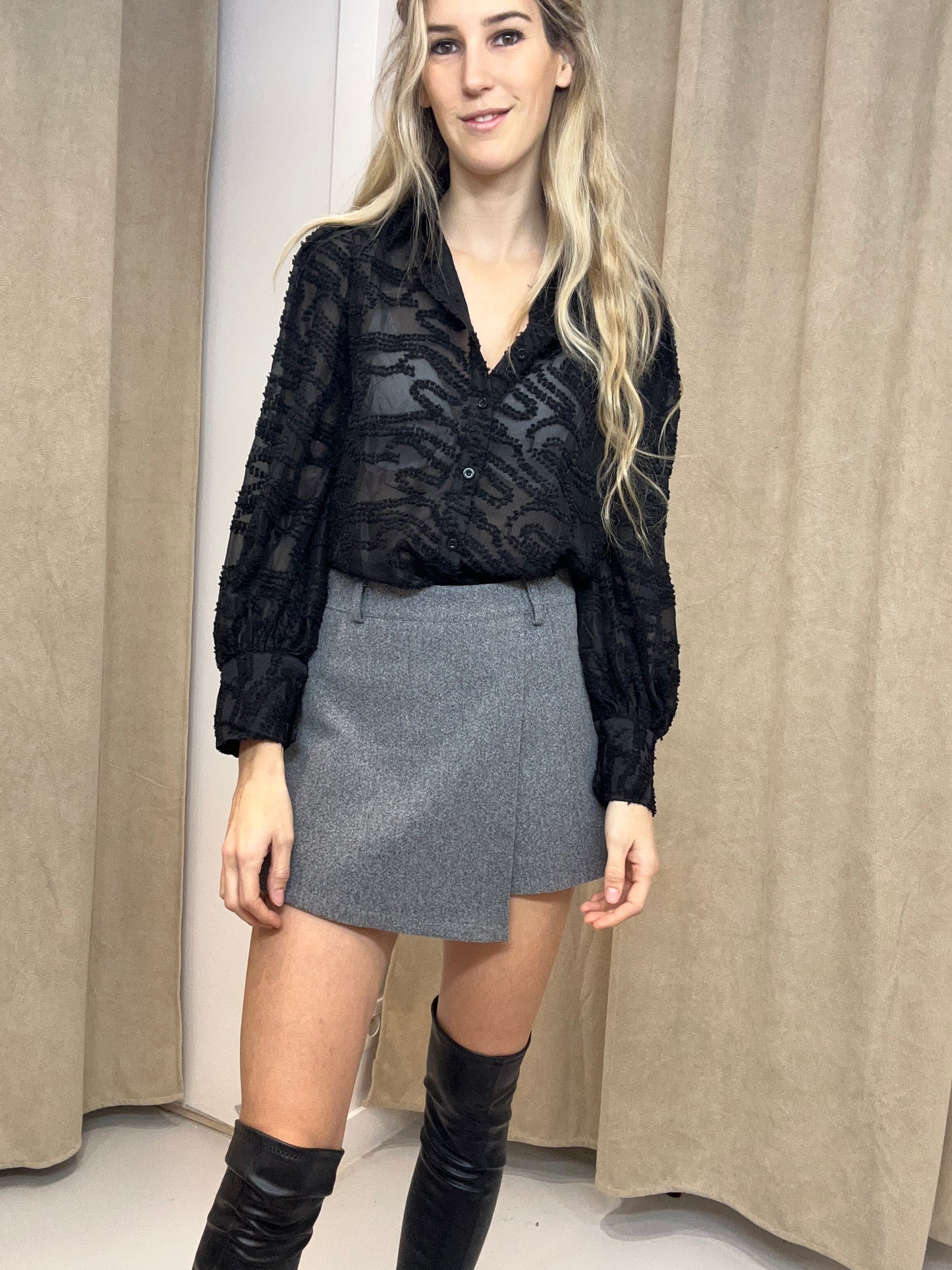 Hemd Jolien zwart