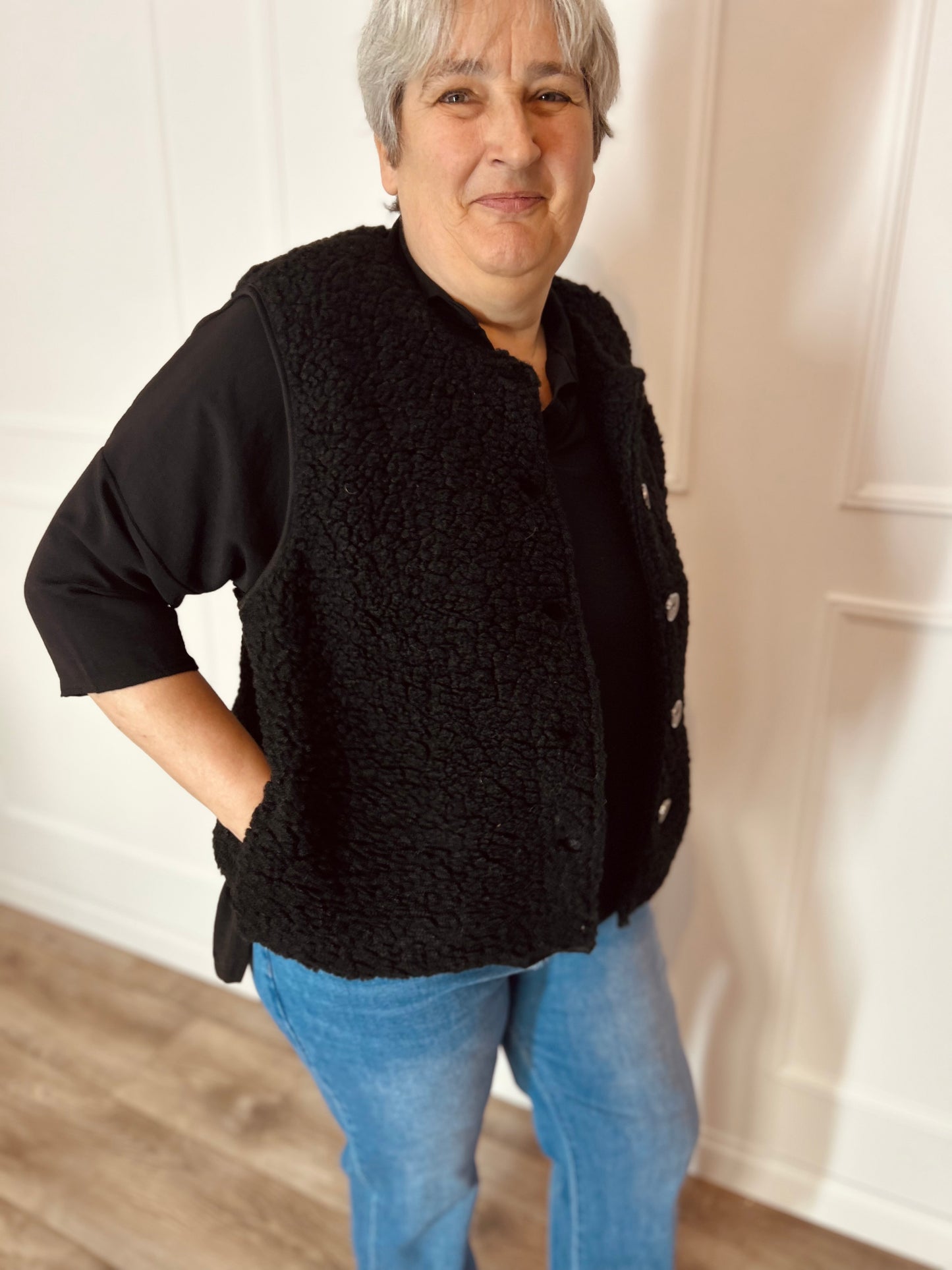 Teddy vest Pauline XL