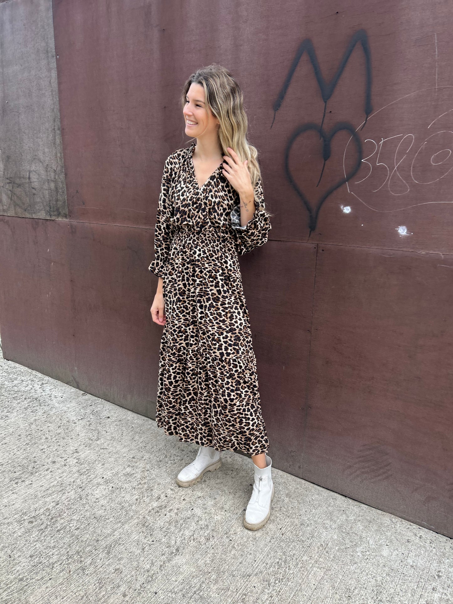 Jurk Leopard Zurro