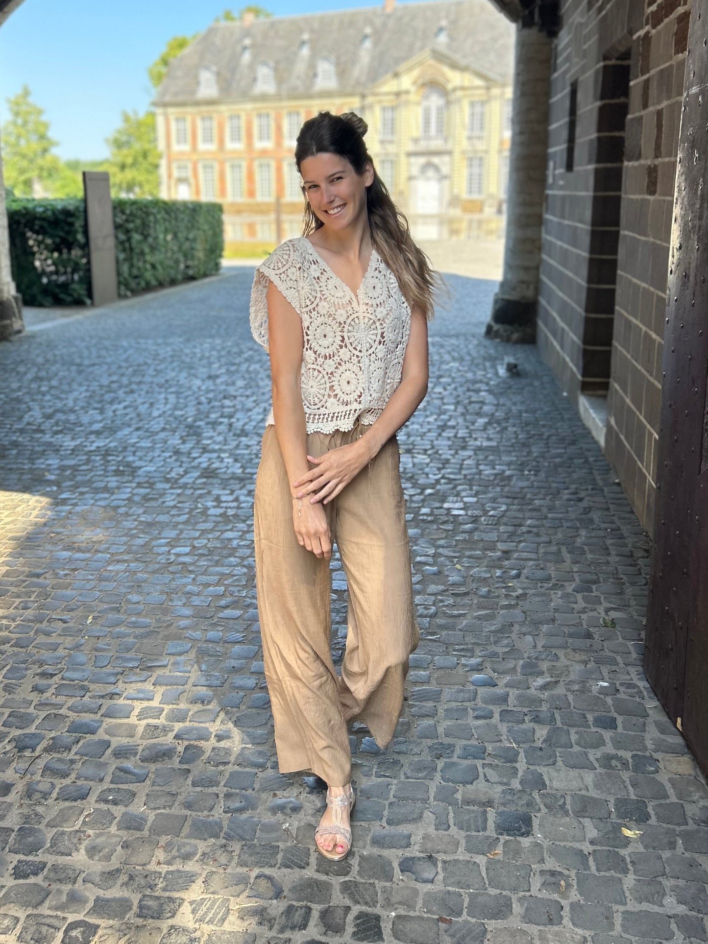 Yest broek Martha taupe