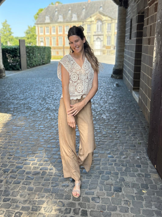 Yest broek Martha taupe