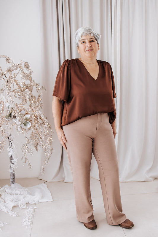 Yest broek Belinda bruin