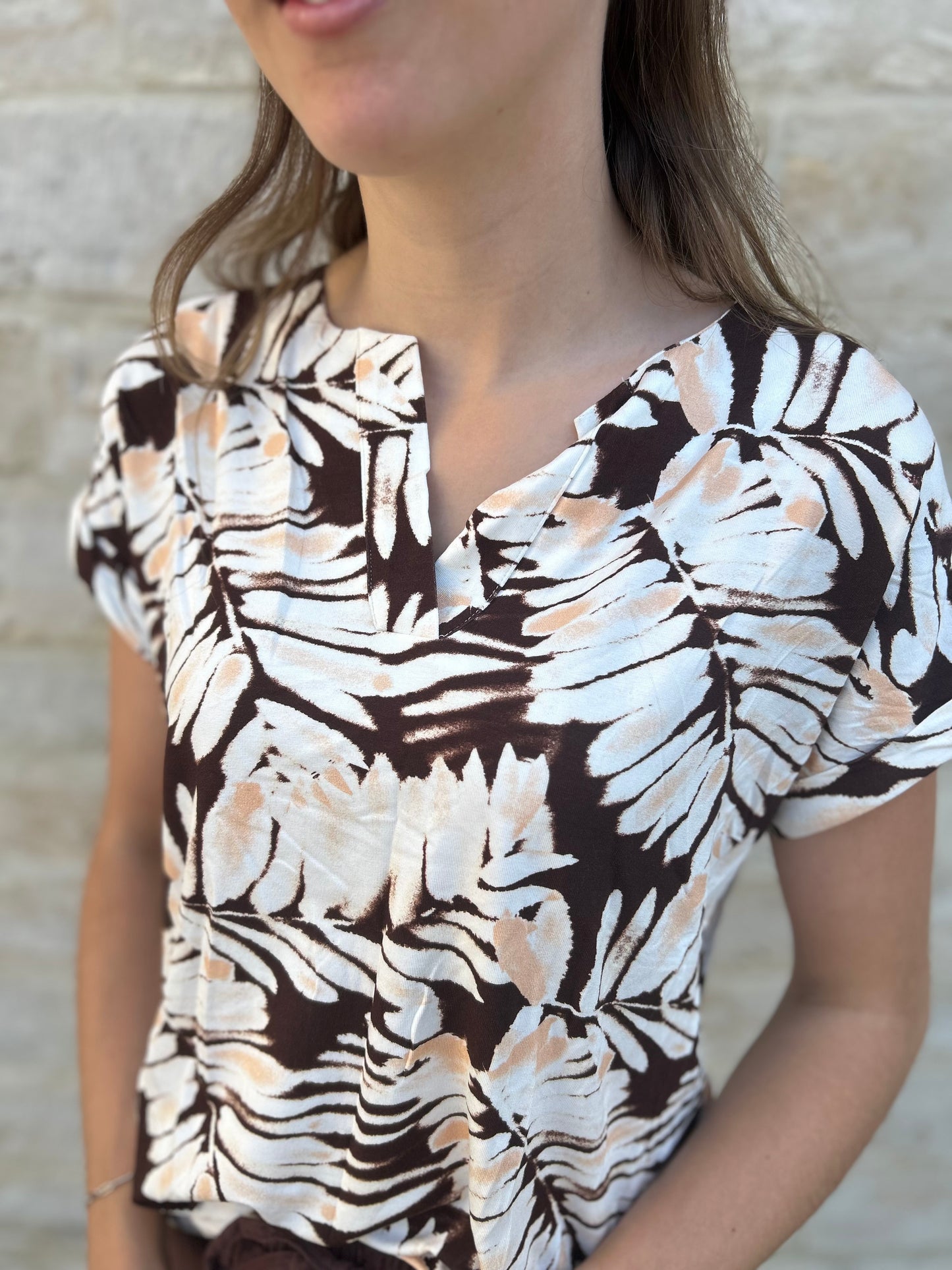 Yest blouse Tamsin bruin
