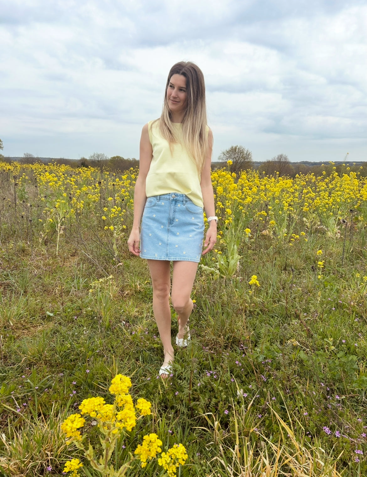 Jeansrok Ileana