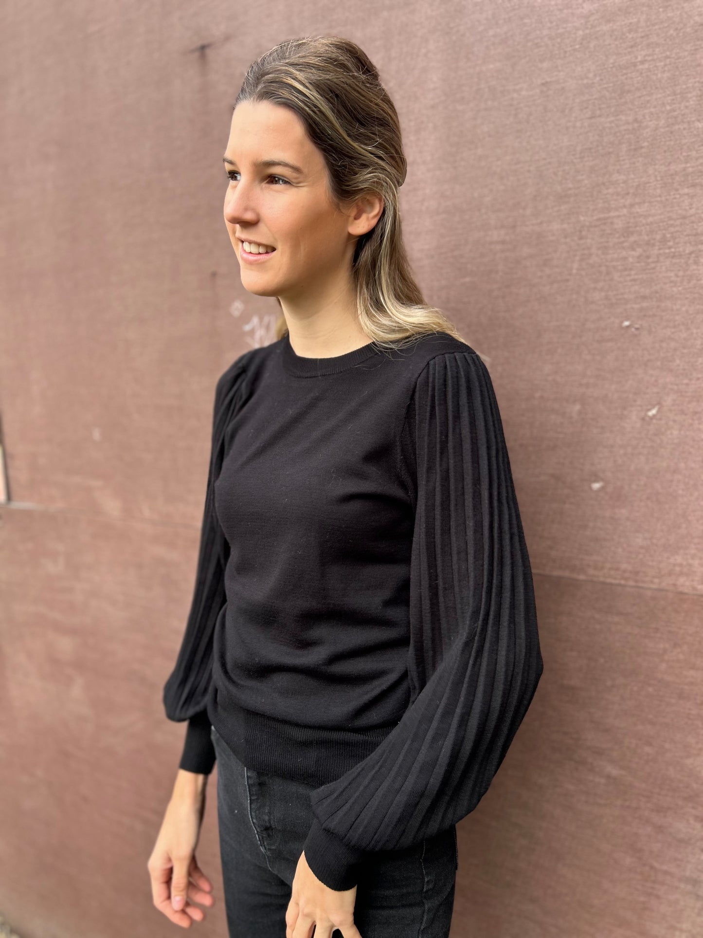 Lone Knit pullover black deep Kaffe