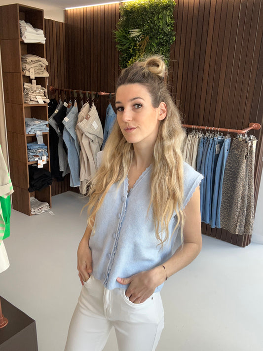 Gilet Ellen blauw