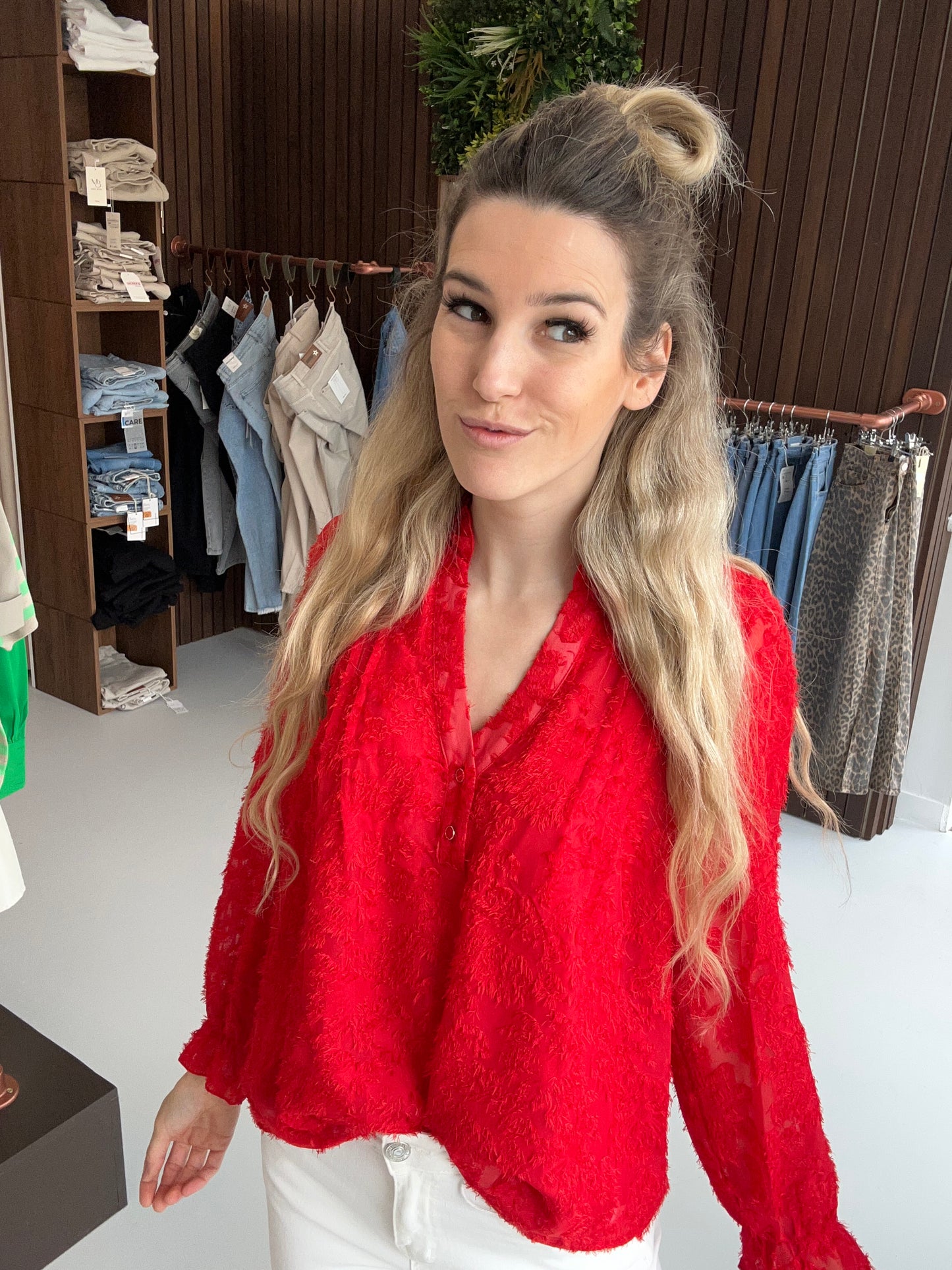 Blouse Saartje rood