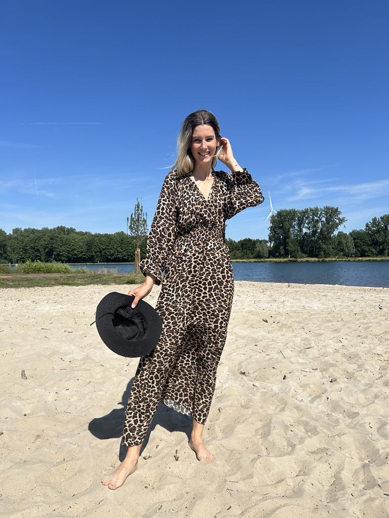 Jurk Leopard Zurro
