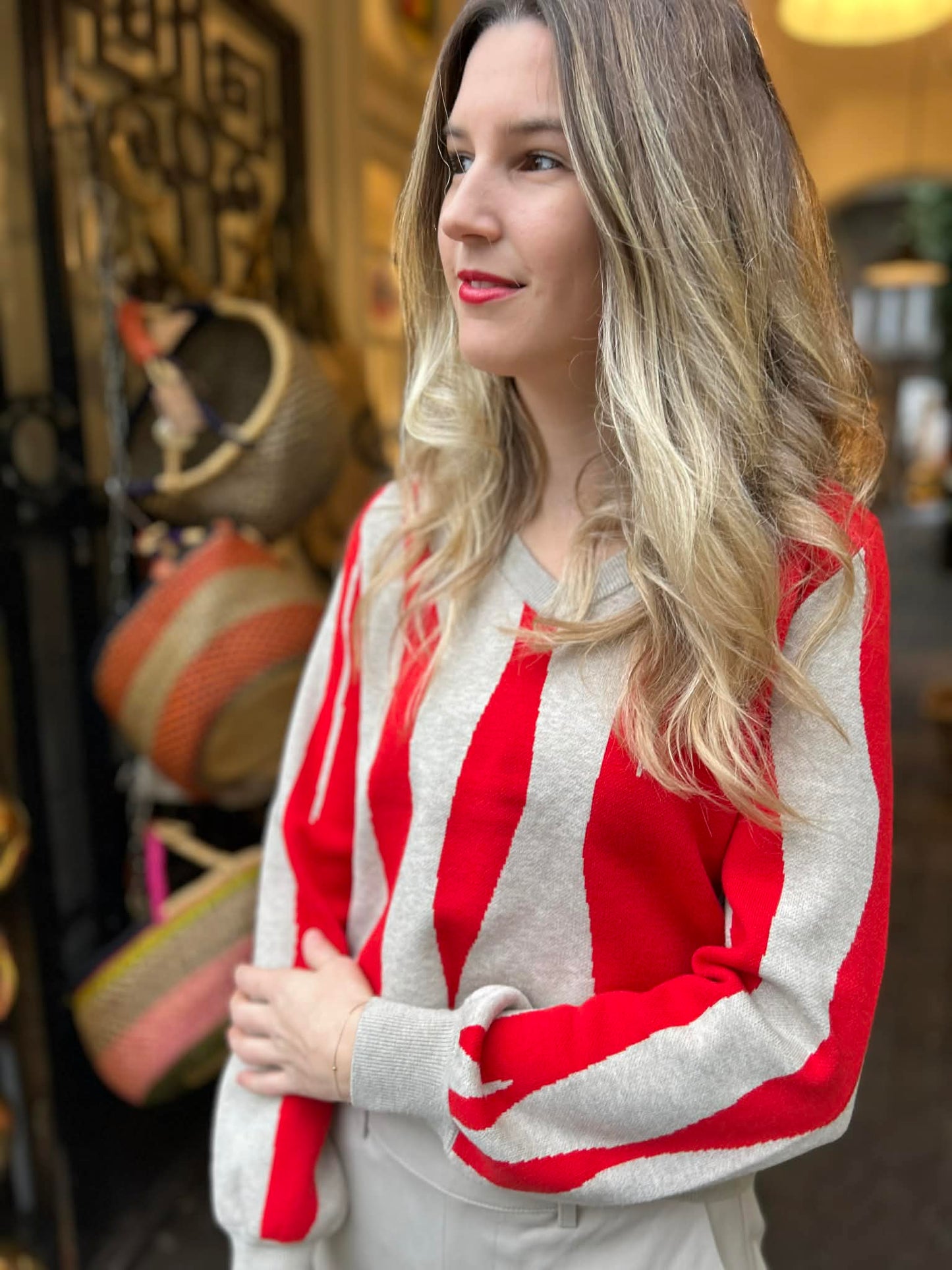 Ivy Beau trui Suvi rood