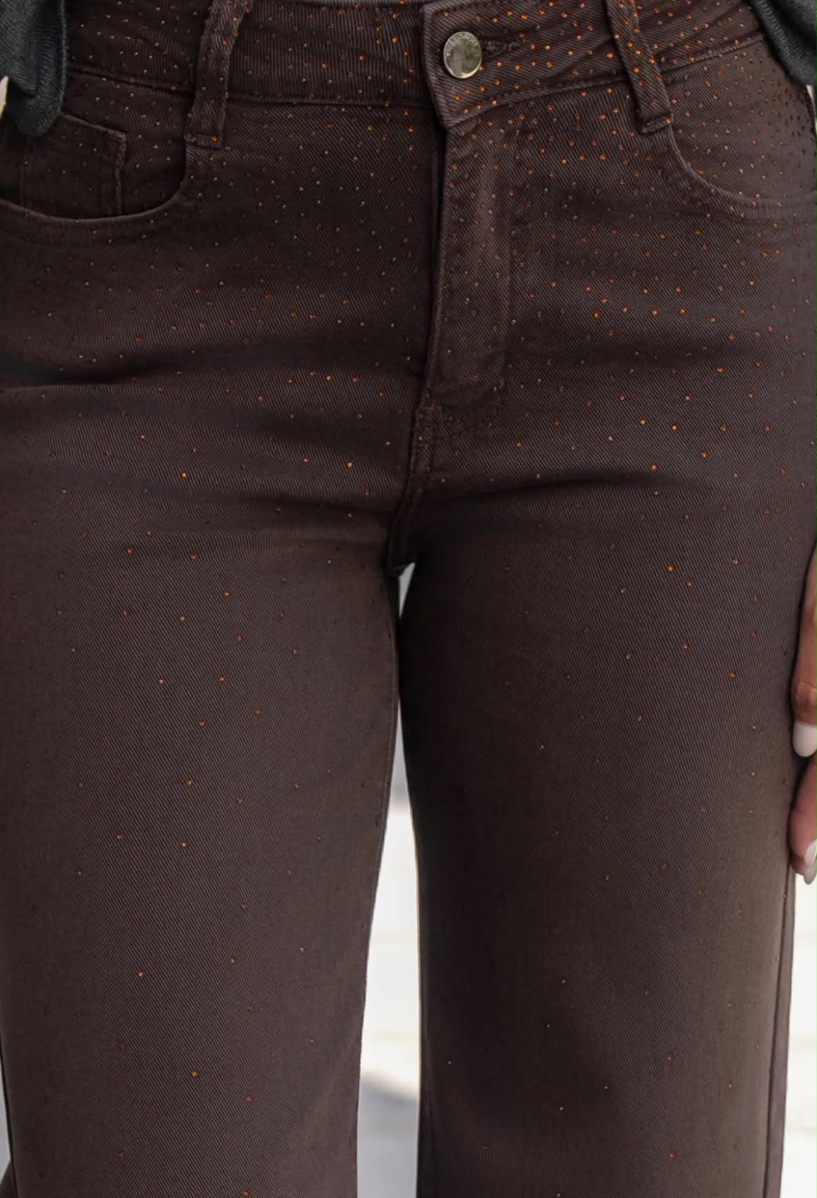 Jeans Bella - Glam bruin