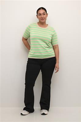 Lizzy striped pullover Green Kaffe Curve