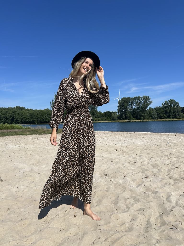 Jurk Leopard Zurro