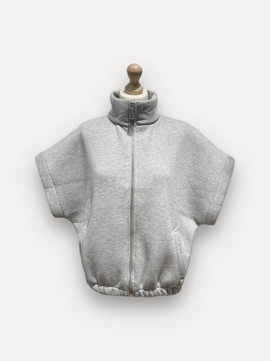 Sweatvest Lien grijs