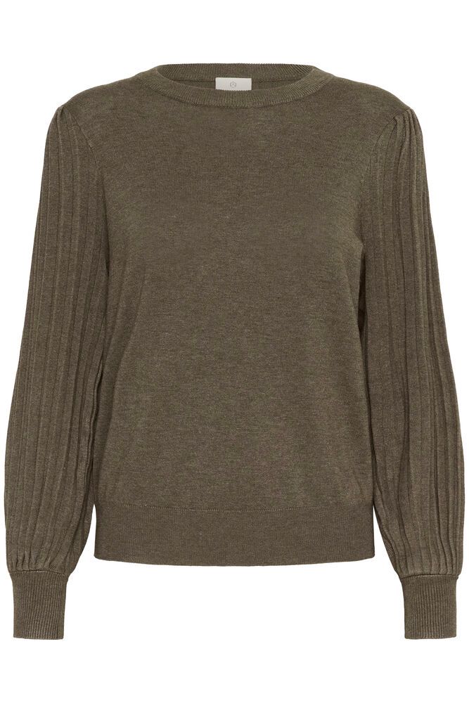 Kaffe Lone knit pullover morel melange