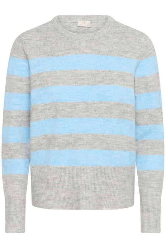Kaffe Striped Pullover Niel blauw