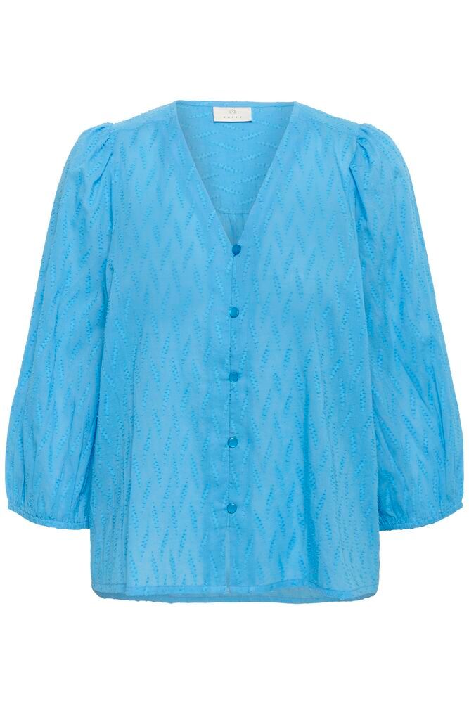 Kaffe hemd Gabriela V-neck blauw